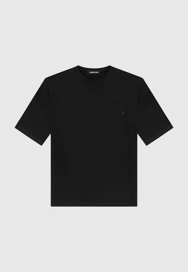 Manire De Voir TShirts and Tops Manire De Voir Man ternel Boxy Fit TShirt 8211 Black