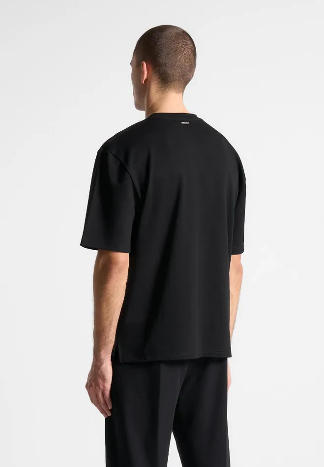 Manire De Voir TShirts and Tops Manire De Voir Man ternel Boxy Fit TShirt 8211 Black