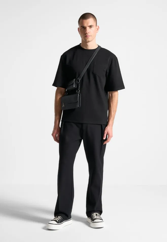 Manire De Voir TShirts and Tops Manire De Voir Man ternel Boxy Fit TShirt 8211 Black