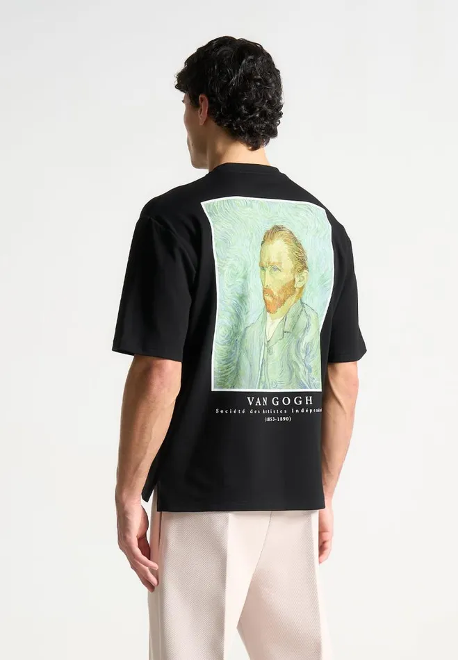 Manire De Voir TShirts and Tops Manire De Voir Man Van Gogh TShirt 8211 Black
