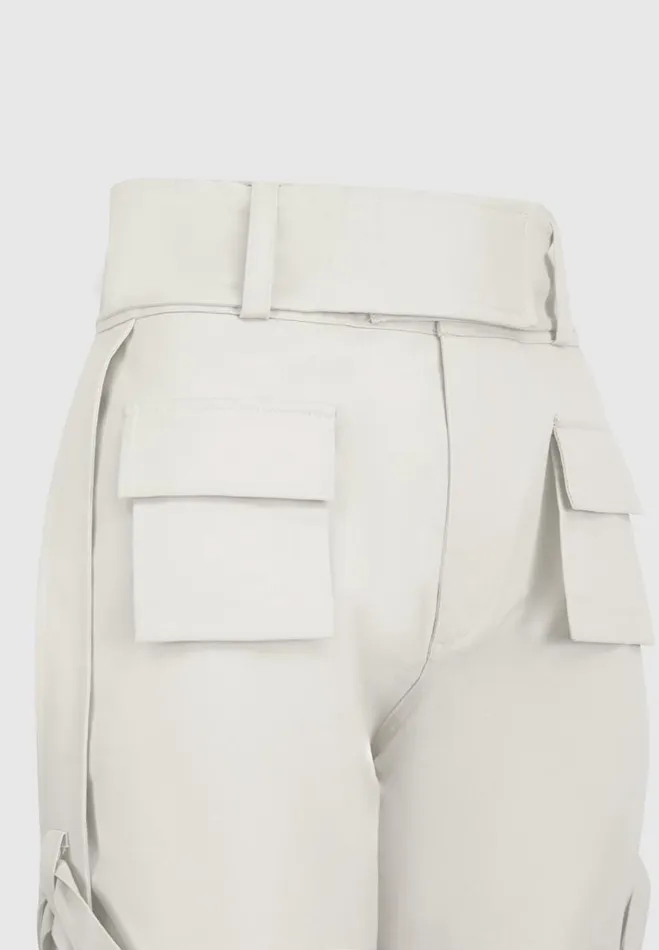 Manire De Voir Trousers Manire De Voir Woman Carpenter Cargo Trousers 8211 Beige