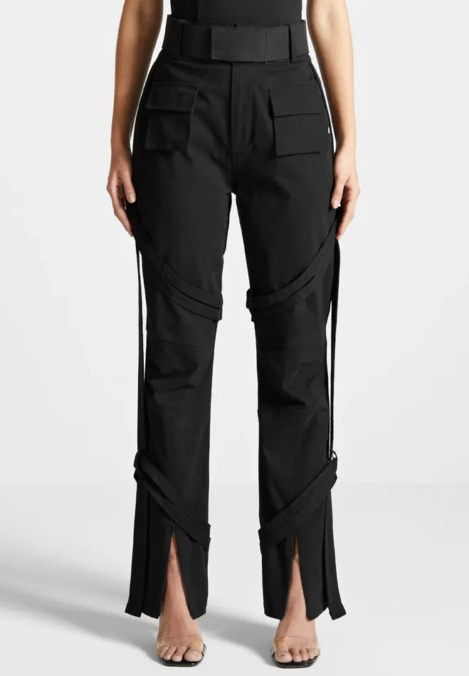 Manire De Voir Trousers Manire De Voir Woman Carpenter Cargo Trousers 8211 Black
