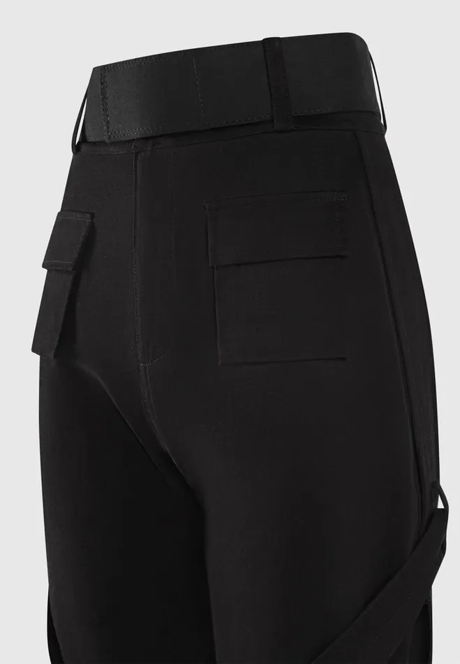 Manire De Voir Trousers Manire De Voir Woman Carpenter Cargo Trousers 8211 Black