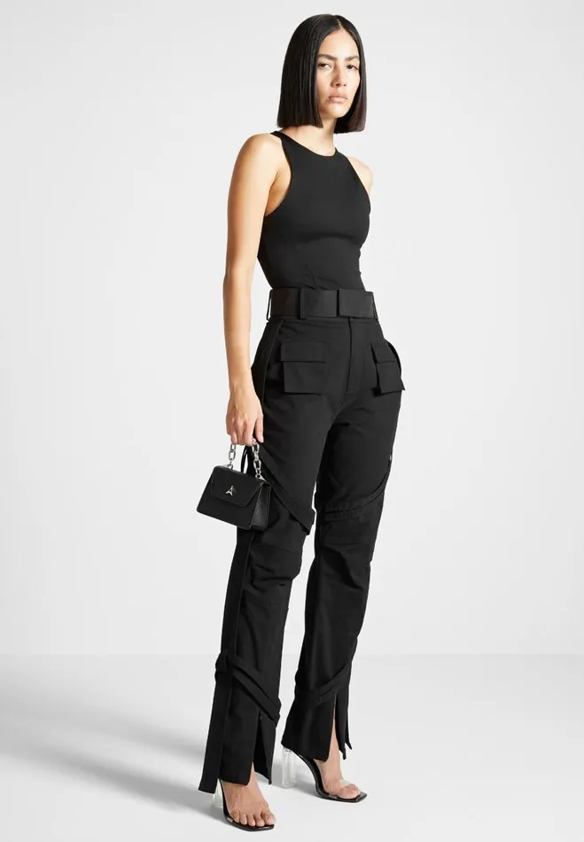 Manire De Voir Trousers Manire De Voir Woman Carpenter Cargo Trousers 8211 Black