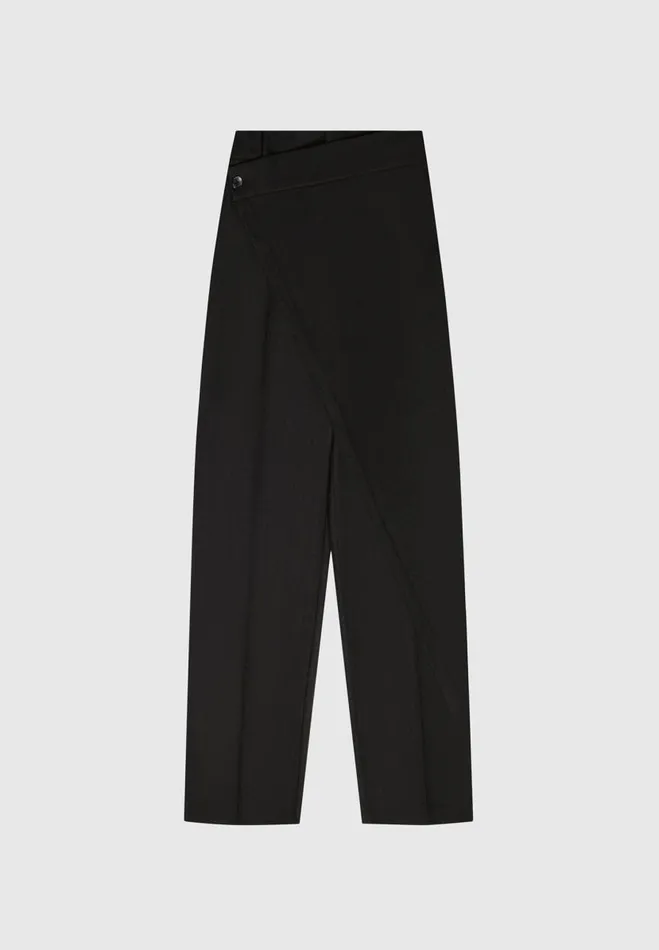 Manire De Voir Trousers Manire De Voir Woman Wrap Tailored Trousers 8211 Black