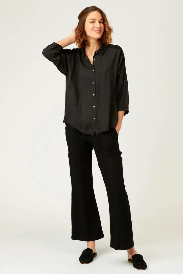 Marion Blouse Black Clothing XCVI ShirtsBlouses