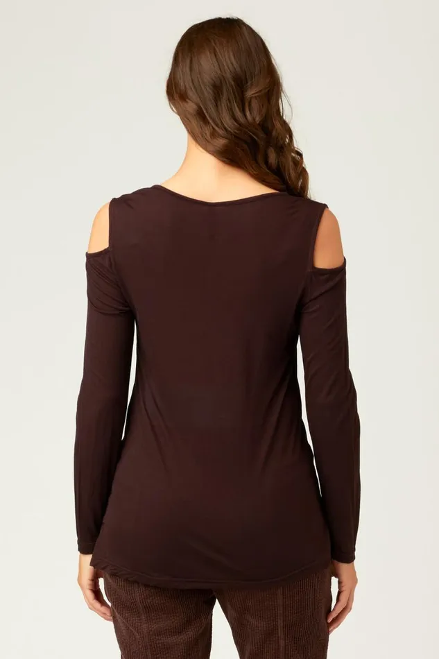 Marlee Cold Shoulder Belge Clothing XCVI ShirtsBlouses