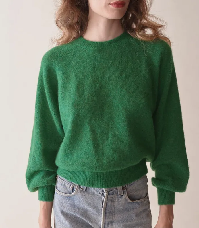MARSENA SWEATER Evergreen Shop DEN Knitwear