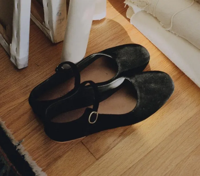 MARY JANE SLIPPER Black Shop DEN Footwear