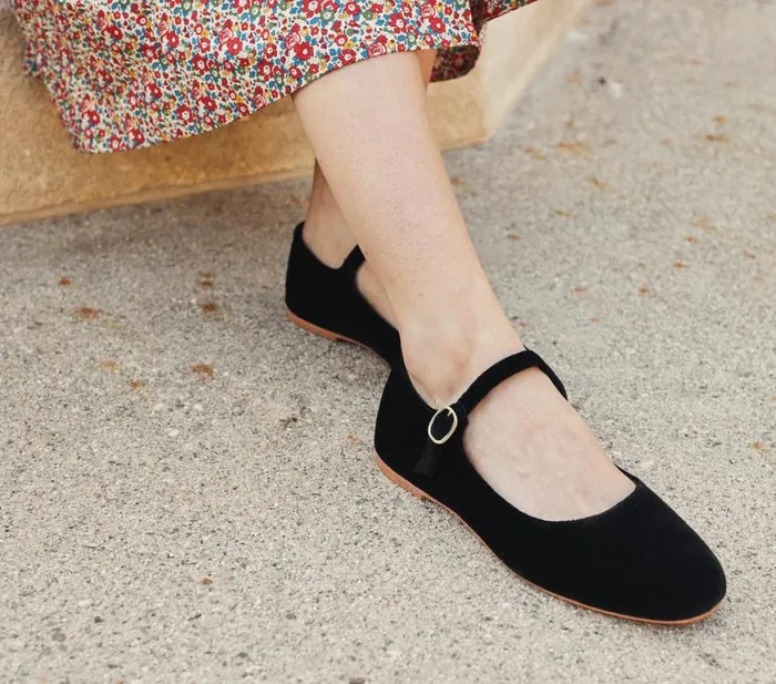 MARY JANE SLIPPER Black Shop DEN Footwear