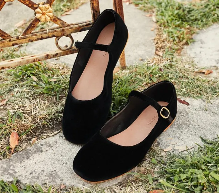 MARY JANE SLIPPER Black Shop DEN Footwear