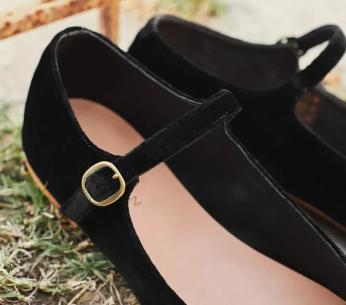 MARY JANE SLIPPER Black Shop DEN Footwear