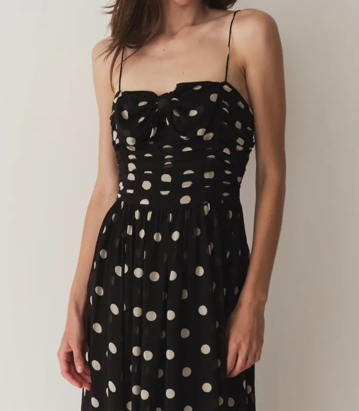 MARYANNA DRESS Noir Solstice Sky Dot Shop DEN Dresses