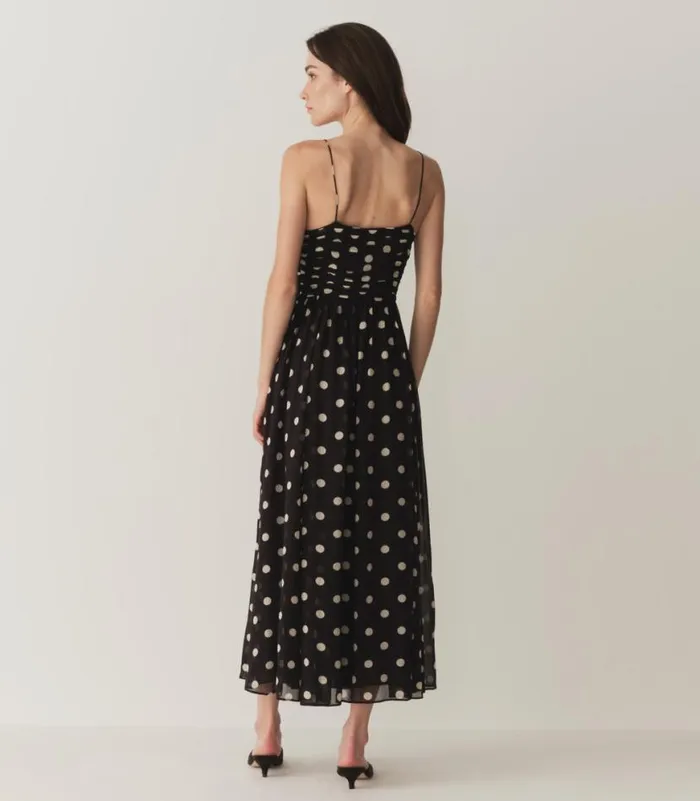 MARYANNA DRESS Noir Solstice Sky Dot Shop DEN Dresses