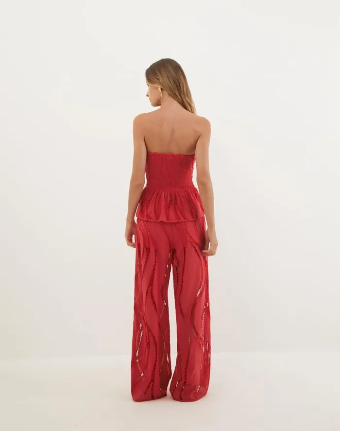 Matching Sets Women ViX Paula Hermanny Babi Top 8211 Raspberry