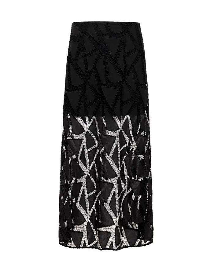 Matching Sets Women ViX Paula Hermanny Juli Long Skirt 8211 Black