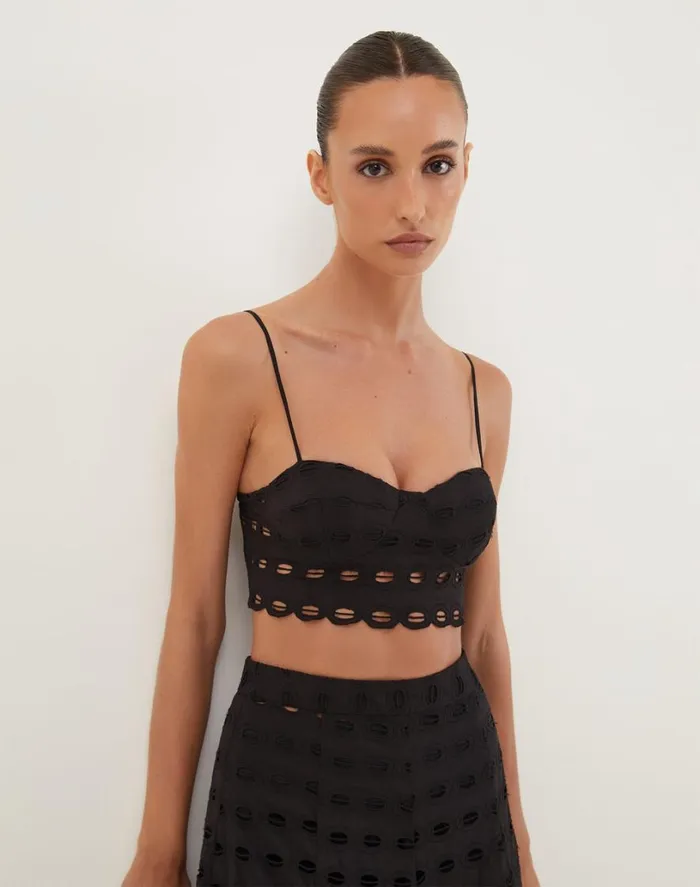Matching Sets Women ViX Paula Hermanny Lauren Top 8211 Black