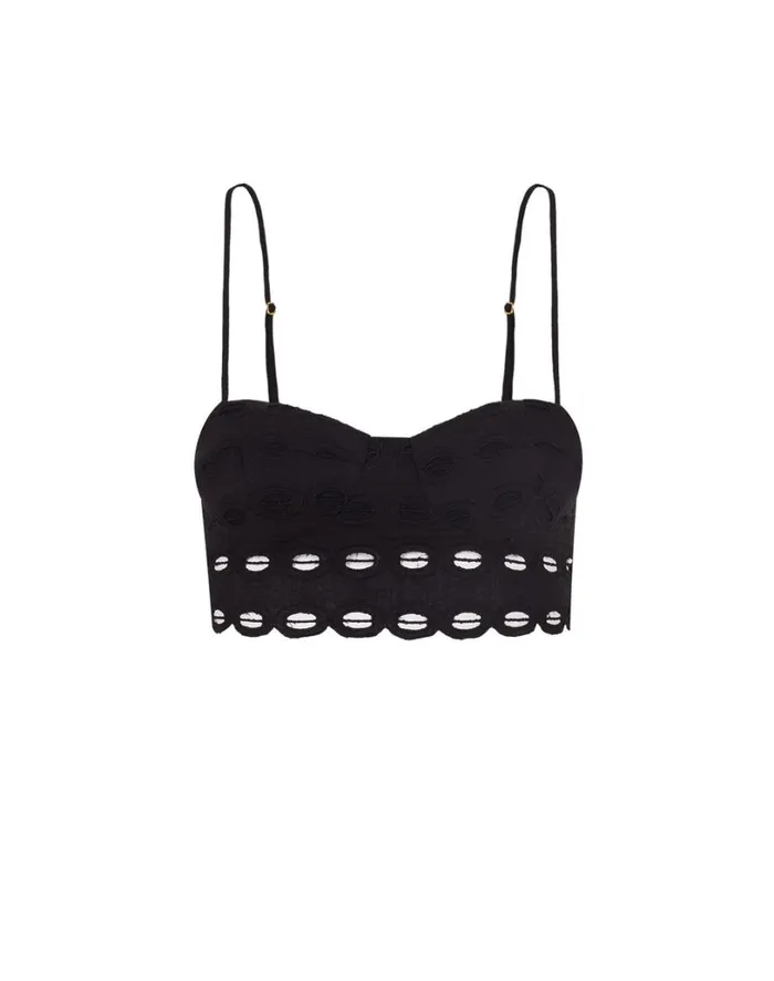 Matching Sets Women ViX Paula Hermanny Lauren Top 8211 Black
