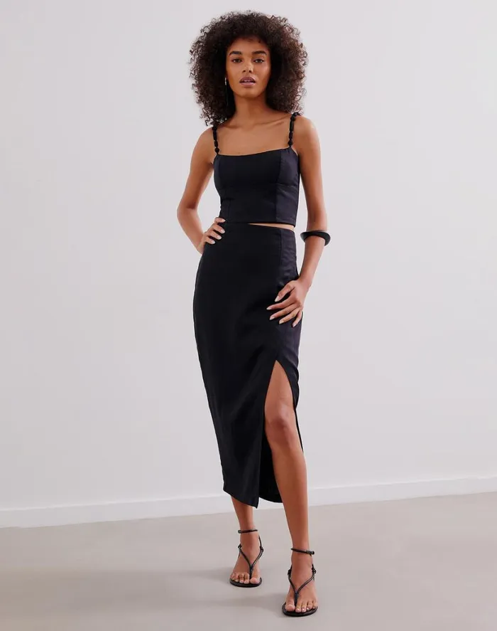 Matching Sets Women ViX Paula Hermanny Sakura Top 8211 Black