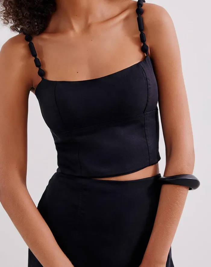 Matching Sets Women ViX Paula Hermanny Sakura Top 8211 Black