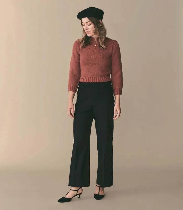 MAY SWEATER Dusty Rose Shop DEN Knitwear