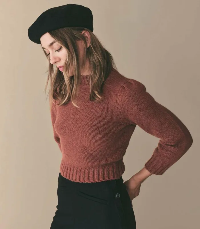 MAY SWEATER Dusty Rose Shop DEN Knitwear