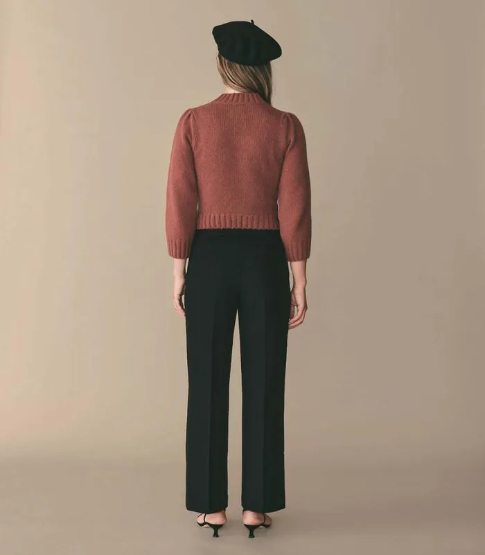 MAY SWEATER Dusty Rose Shop DEN Knitwear