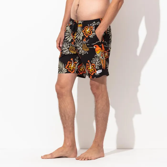 Men Banks Journal Boardshorts Aloha Club Elastic Boardshort Black Men Banks Journal Boardshorts Aloha Club Elastic Boardshort Black