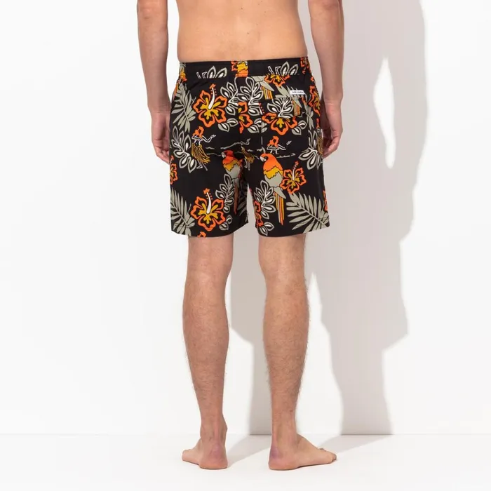 Men Banks Journal Boardshorts Aloha Club Elastic Boardshort Black Men Banks Journal Boardshorts Aloha Club Elastic Boardshort Black