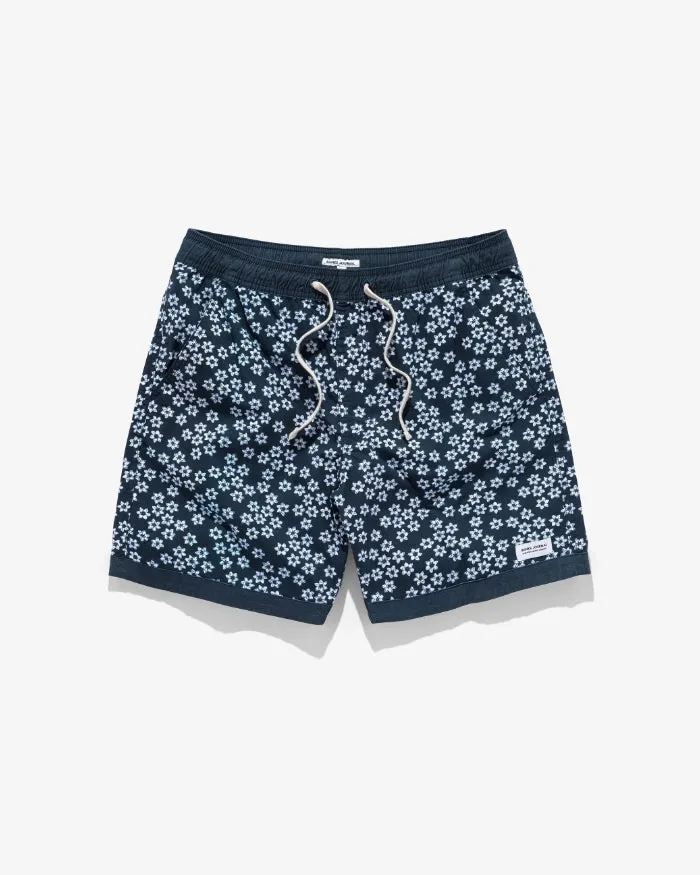 Men Banks Journal Boardshorts Daffodils Elastic Boardshort Insiginia Blue