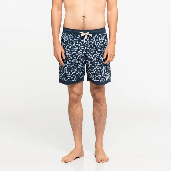 Men Banks Journal Boardshorts Daffodils Elastic Boardshort Insiginia Blue