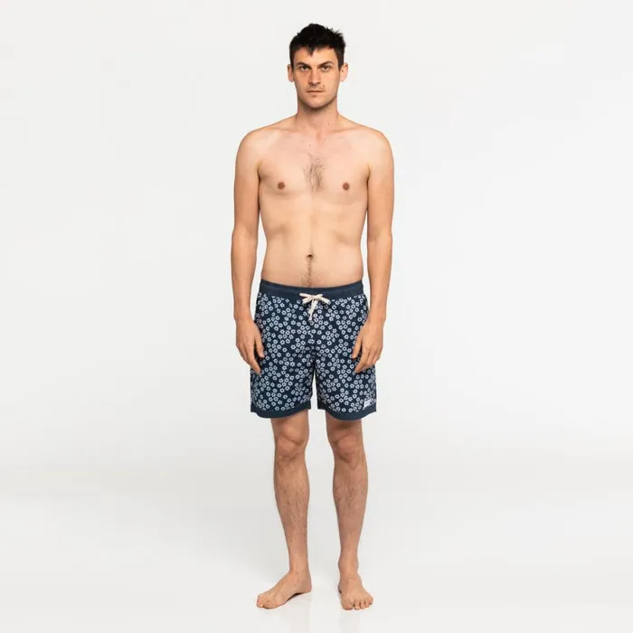 Men Banks Journal Boardshorts Daffodils Elastic Boardshort Insiginia Blue