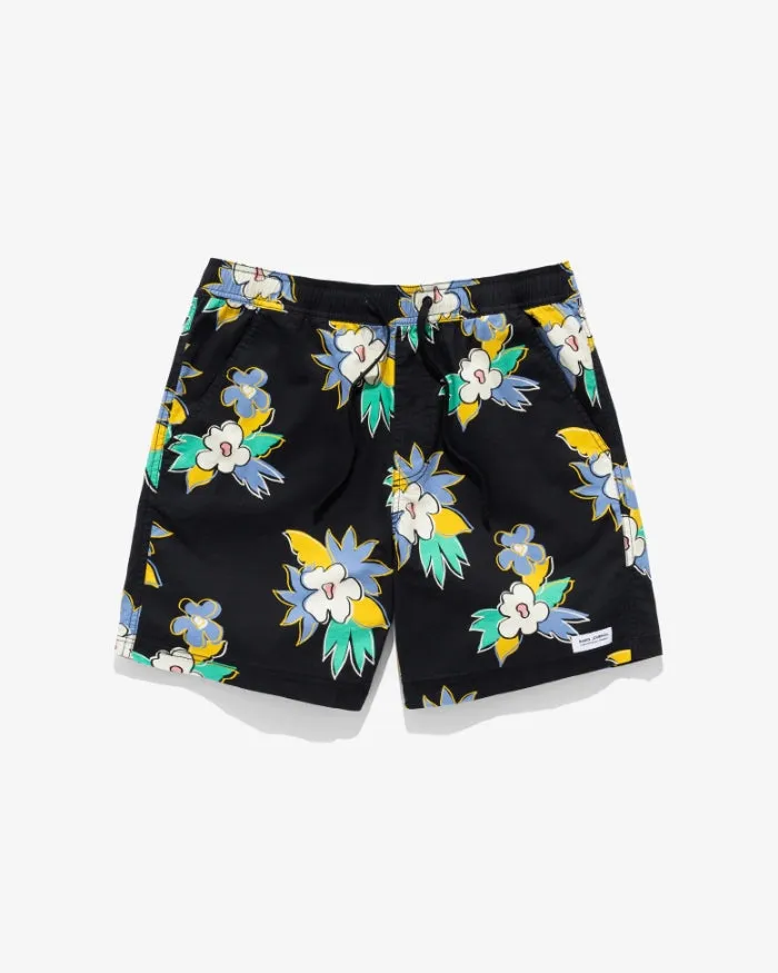 Men Banks Journal Boardshorts Islands Elastic Boardshort Black