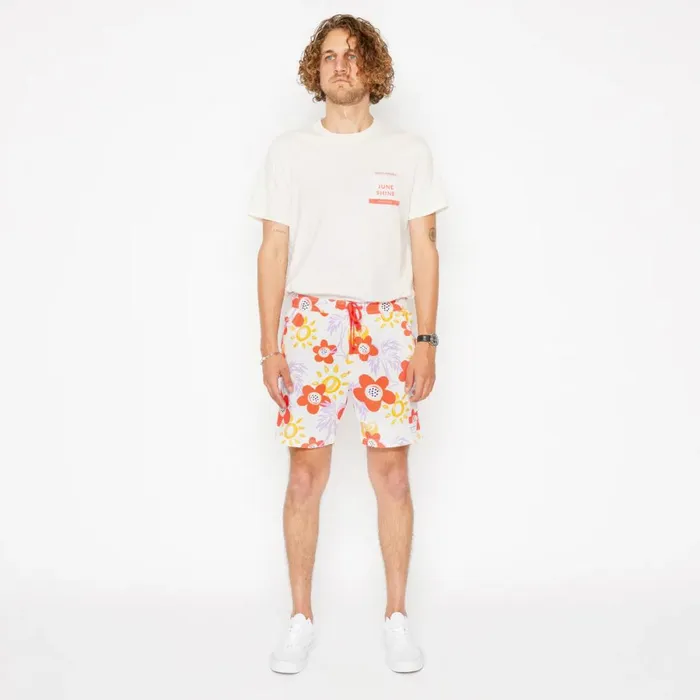 Men Banks Journal Boardshorts Nia Elastic Boardshort Off White Men Banks Journal Boardshorts Nia Elastic Boardshort Off White