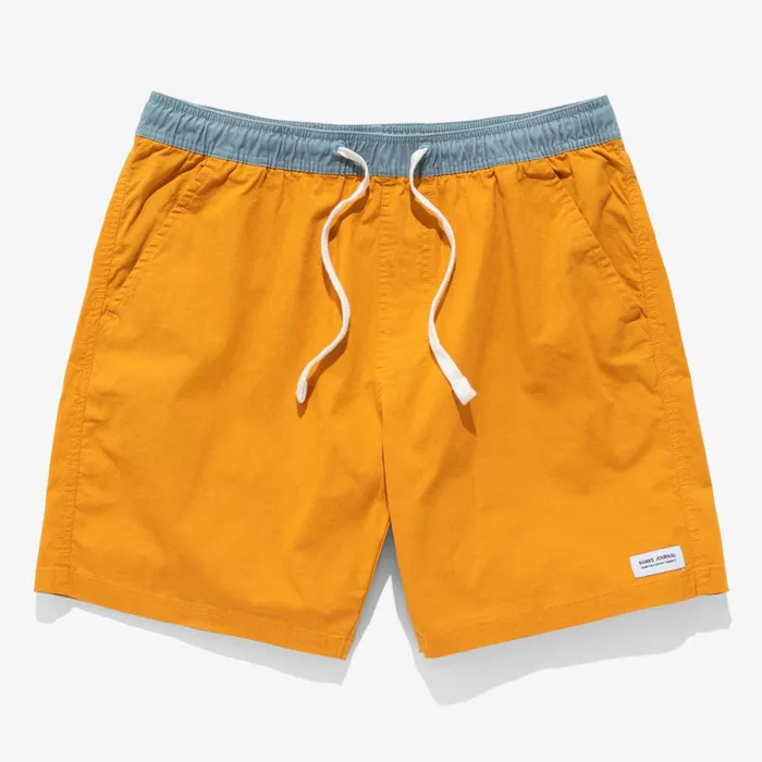 Men Banks Journal Boardshorts Primary Elastic Boardshort Deep Mustard