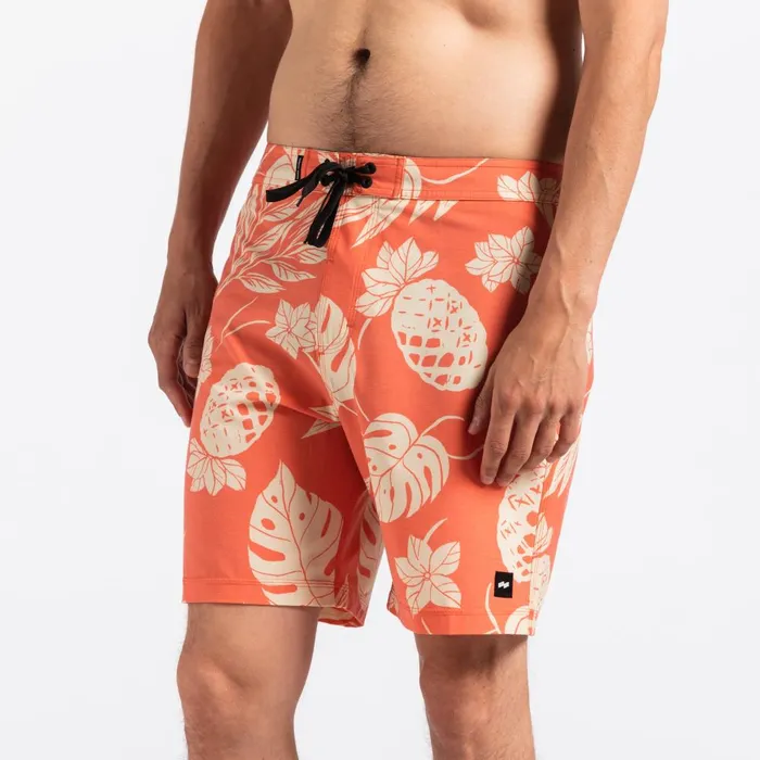 Men Banks Journal Boardshorts Vibes Boardshort Washed Red