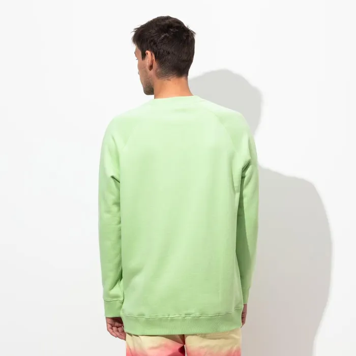 Men Banks Journal Fleeces and Knitwear Deepest Reaches Crew Knit Washed Lime Men Banks Journal Fleeces and Knitwear Deepest Reaches Crew Knit Washed Lime
