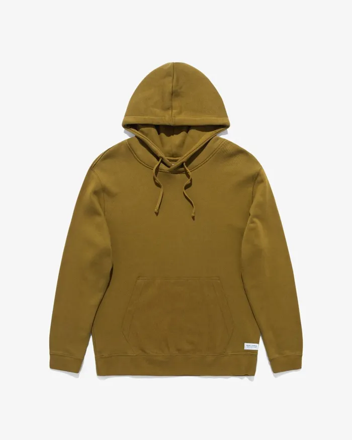 Men Banks Journal Fleeces and Knitwear Primary Deluxe Hoodie Fleece Tawny Olive