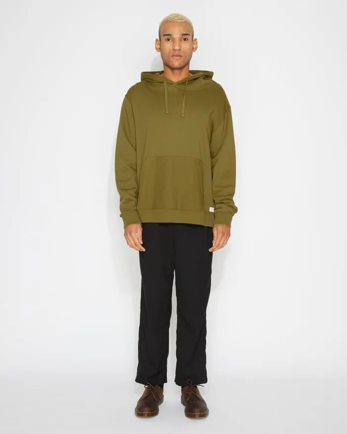 Men Banks Journal Fleeces and Knitwear Primary Deluxe Hoodie Fleece Tawny Olive Men Banks Journal Fleeces and Knitwear Primary Deluxe Hoodie Fleece Tawny Olive