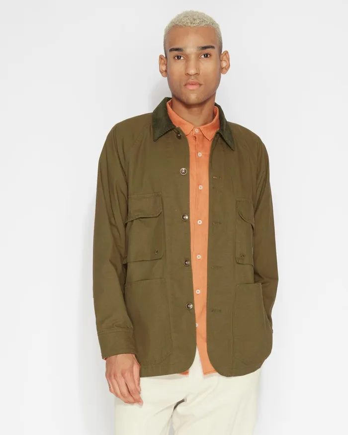 Men Banks Journal Jackets Contra Jacket Military Olive