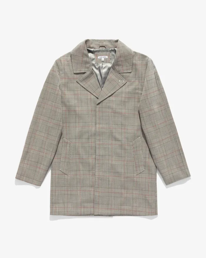 Men Banks Journal Jackets Downtown Check Trench Jacket Crock