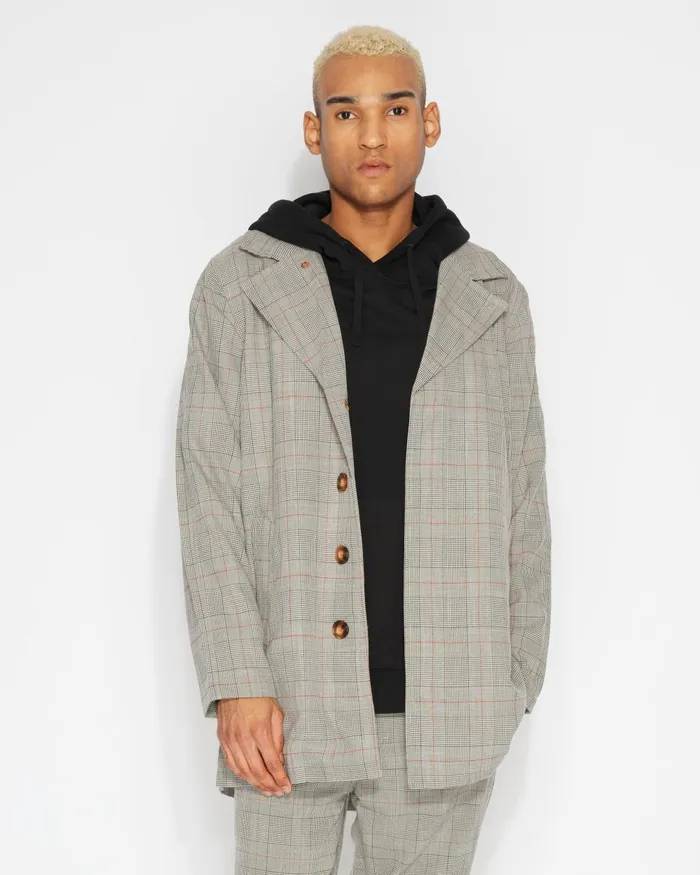 Men Banks Journal Jackets Downtown Check Trench Jacket Crock Men Banks Journal Jackets Downtown Check Trench Jacket Crock