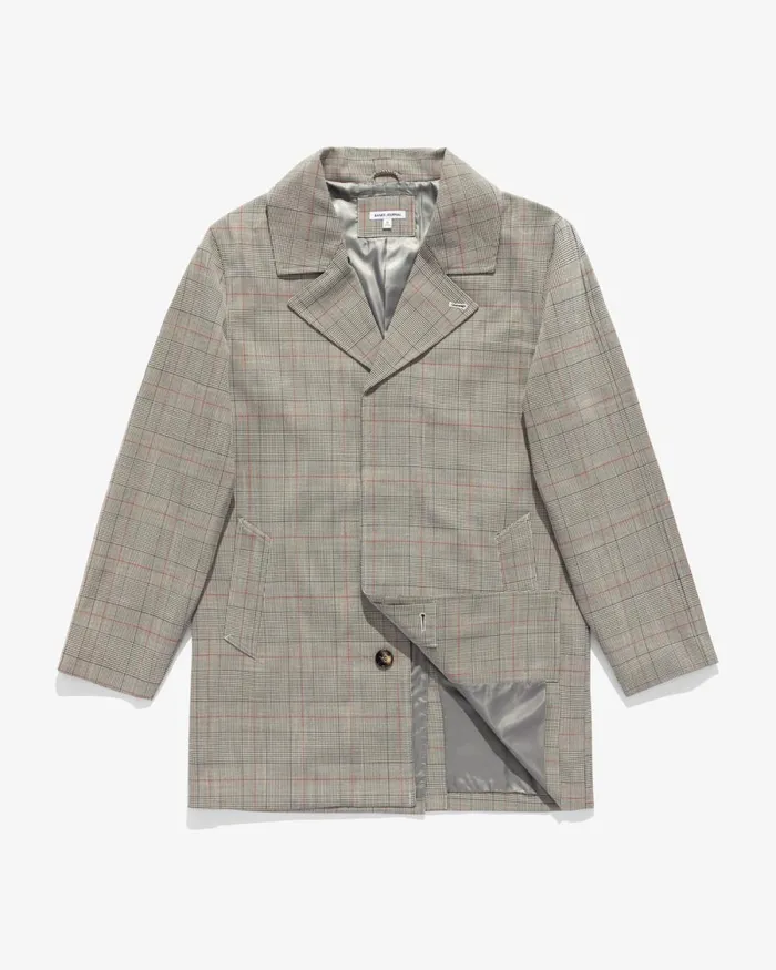 Men Banks Journal Jackets Downtown Check Trench Jacket Crock Men Banks Journal Jackets Downtown Check Trench Jacket Crock