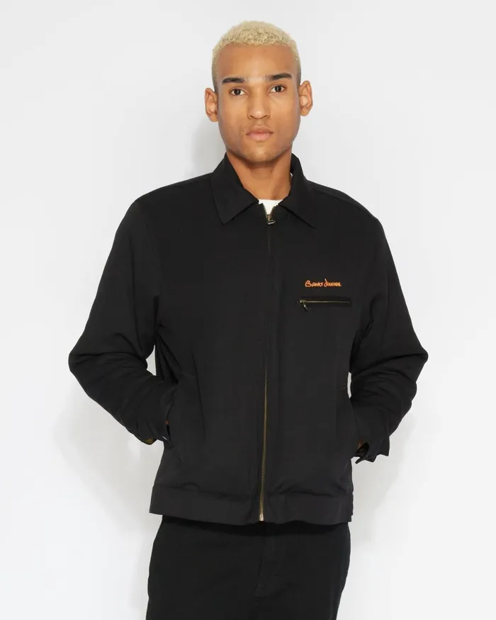 Men Banks Journal Jackets Giles Jacket Black
