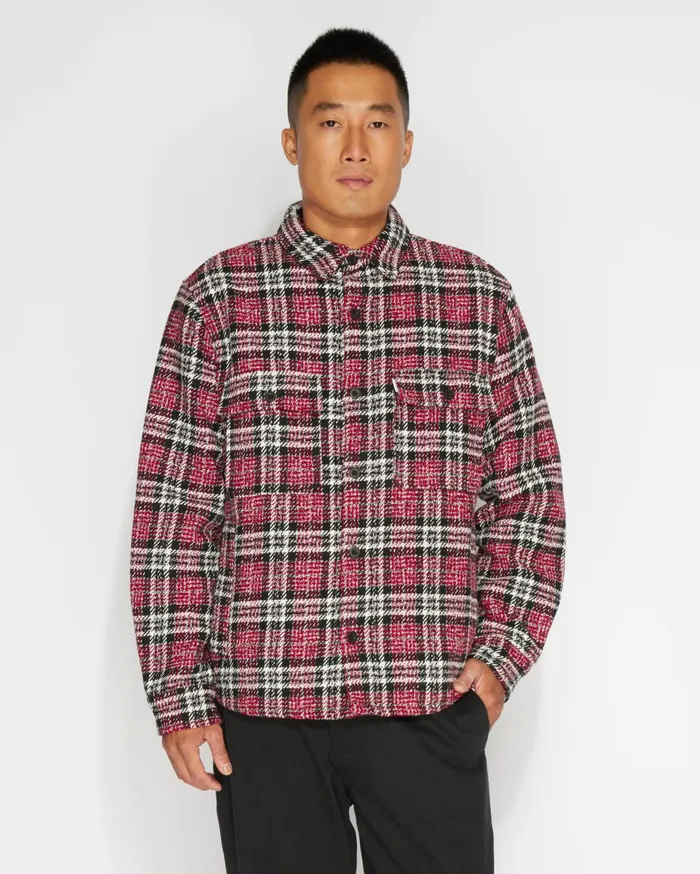 Men Banks Journal Jackets Inertia Shirt Jacket Blood Orange Men Banks Journal Jackets Inertia Shirt Jacket Blood Orange