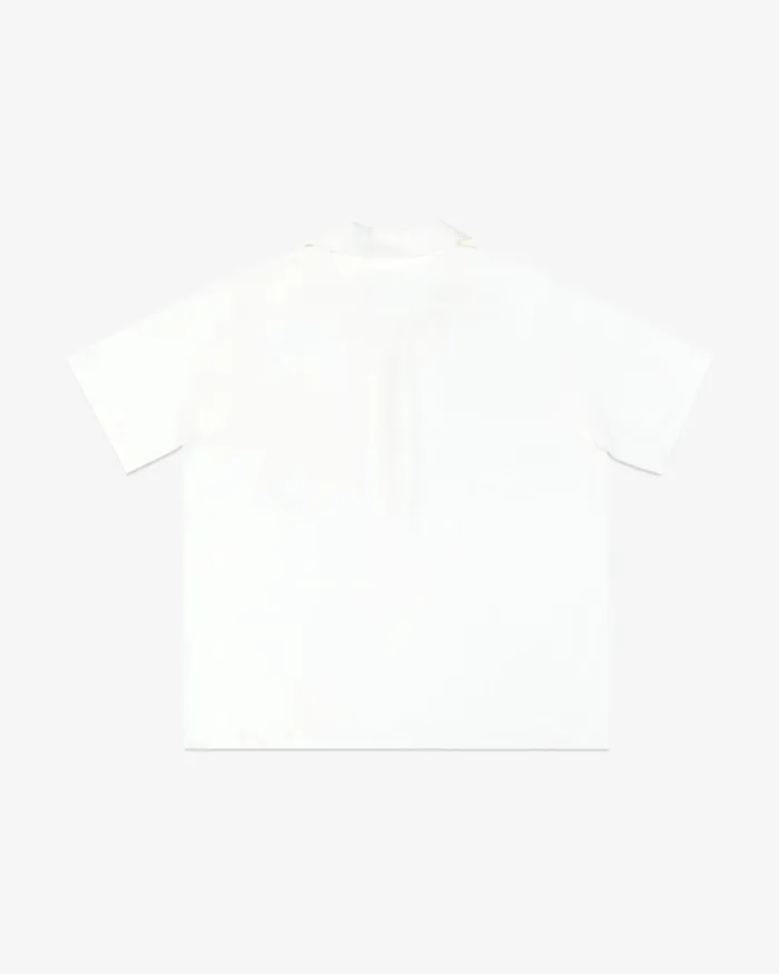Men Banks Journal Shirts Brighton SS Woven Shirt Off White