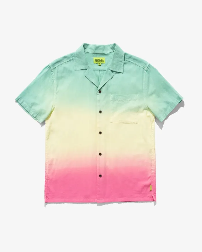 Men Banks Journal Shirts Deepest Reaches Fade SS Woven Shirt Fade