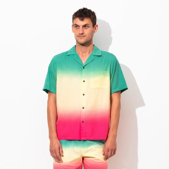 Men Banks Journal Shirts Deepest Reaches Fade SS Woven Shirt Fade Men Banks Journal Shirts Deepest Reaches Fade SS Woven Shirt Fade