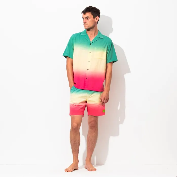 Men Banks Journal Shirts Deepest Reaches Fade SS Woven Shirt Fade Men Banks Journal Shirts Deepest Reaches Fade SS Woven Shirt Fade