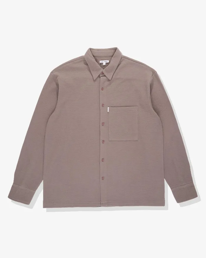 Men Banks Journal Shirts Thermal LS Woven Shirt Dull Grey